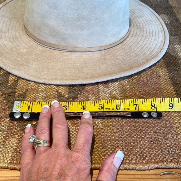 🎉 NEW‼️ SUNDANCE STERLING SILVER LEATHER BRACELET ‼️ - Picture 4 of 12